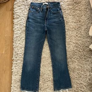 Madewell slim Demi boot cut jeans